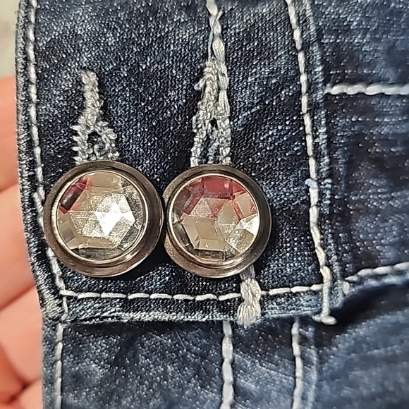 Lei Ashley Lowrise Denim Shorts Size 11 - Picture 11 of 13